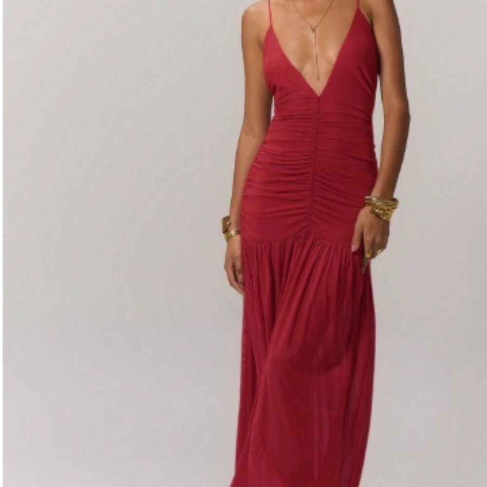 11- musera sexy red fitted dress with tags